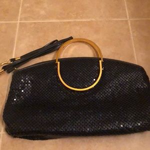 Sequins clutch bag